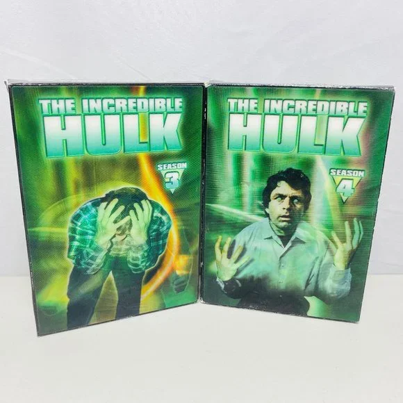 The Incredible Hulk Complete TV Series Season 1-5 Plus 3 Movies Bill Bixby